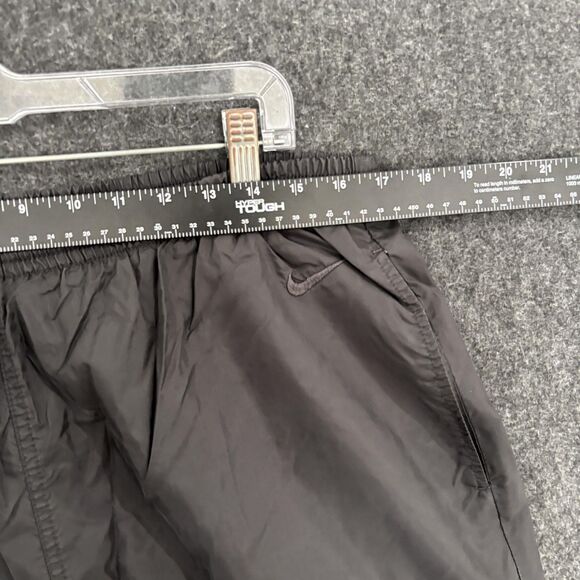 Vintage Nike Pants Mens XL Black Track Warm Up Joggers Ankle Zip Drawstring - Picture 10 of 13